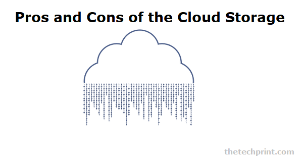 Pros and Cons of Cloud Storage